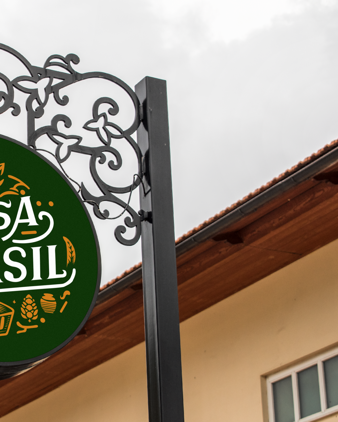 Placa Casa Brasil