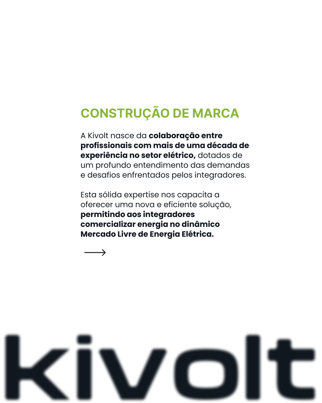 Construção da marca Kivolt